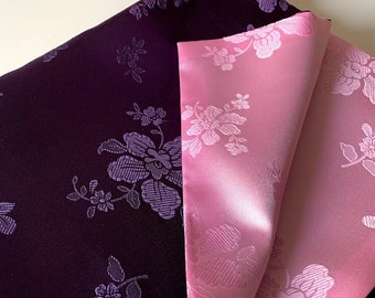Korean Traditional Two Sided Silk Fabric Medium Size (양면 비단)