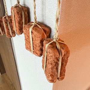 Korean Pottery Hanging Ornament: Folk Fermented Soybeans (meju) Motif ...