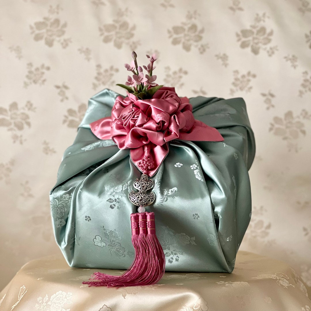 Korean Traditional GIFT WRAPPING Two Sided Silk Fabric With Etsy