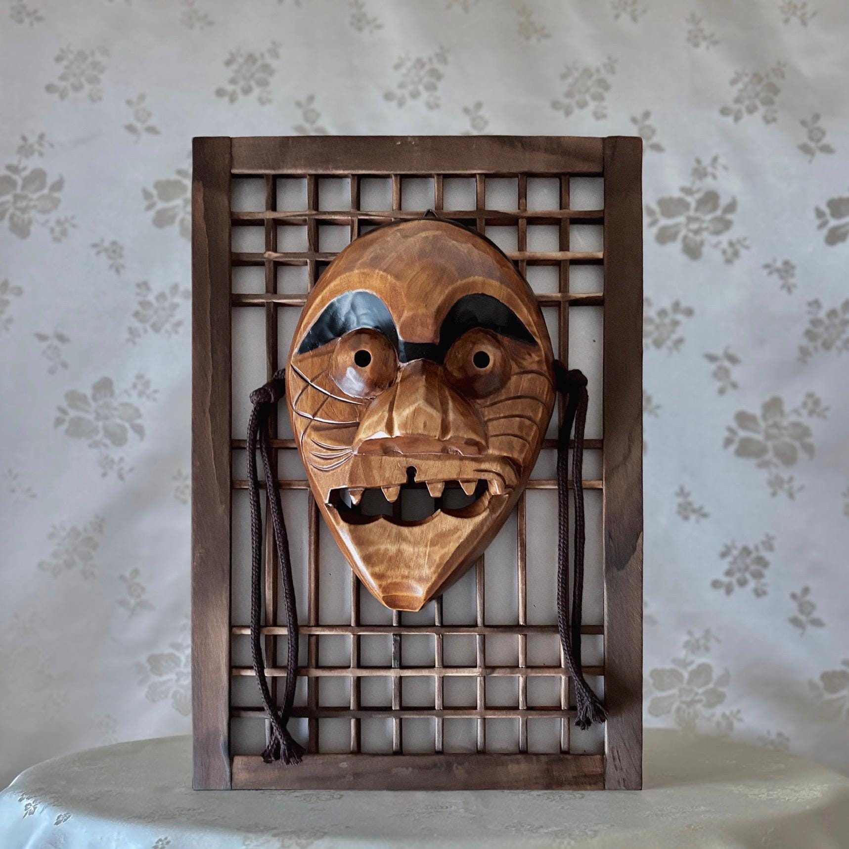 韓国伝統仮面の木製フレーム Korean wood mask - Etsy 日本