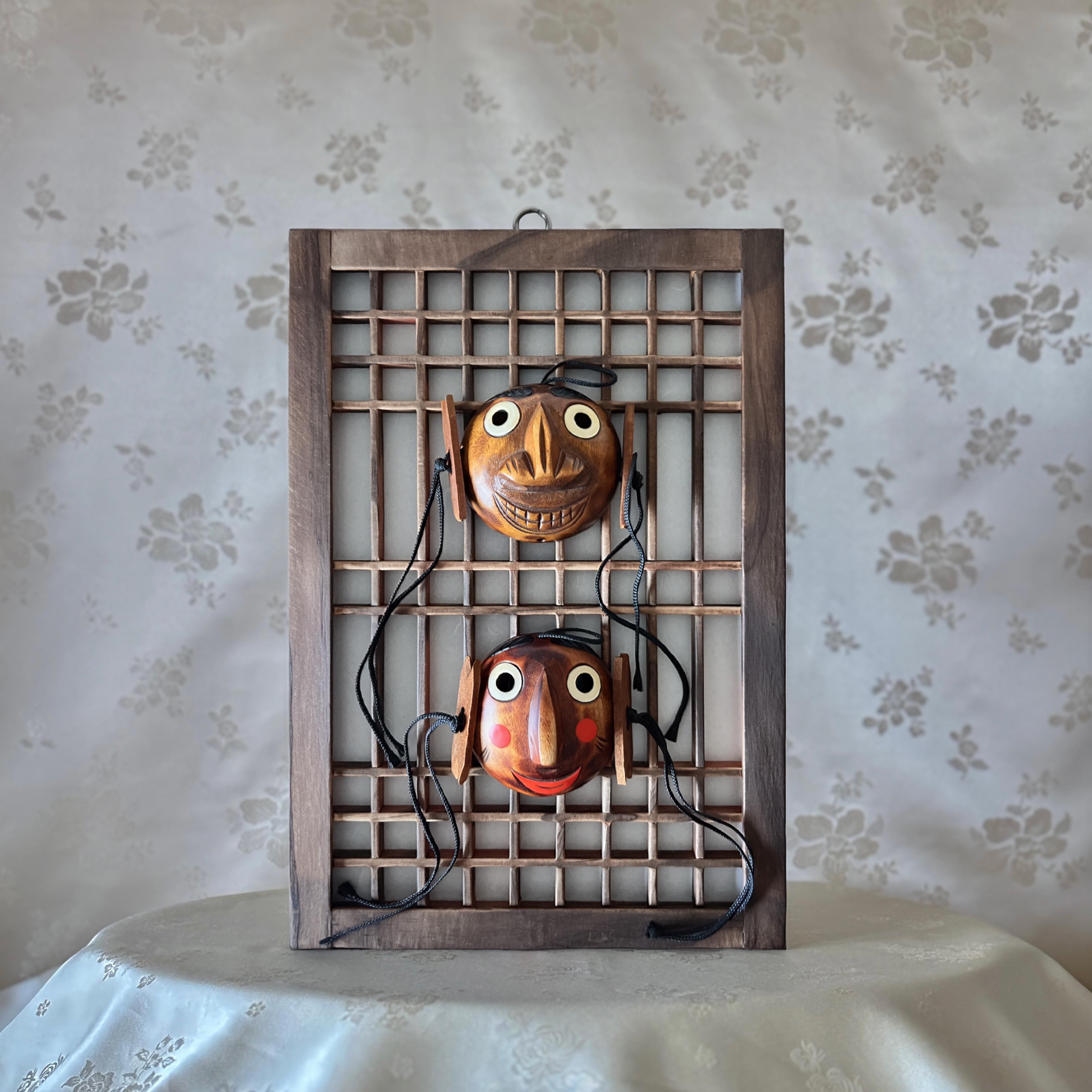 Korean wood mask - Etsy 日本