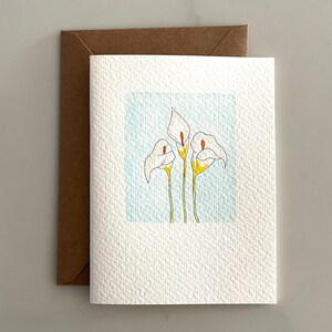 Original Hand Painted Watercolor Flower Card Set - Notecard Set for ...