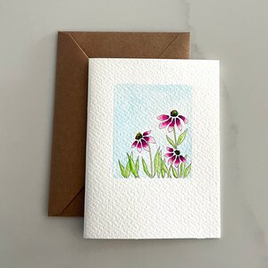 Original Hand Painted Watercolor Flower Card Set Notecard Set for Frame Flower Thank You Card Set image 10