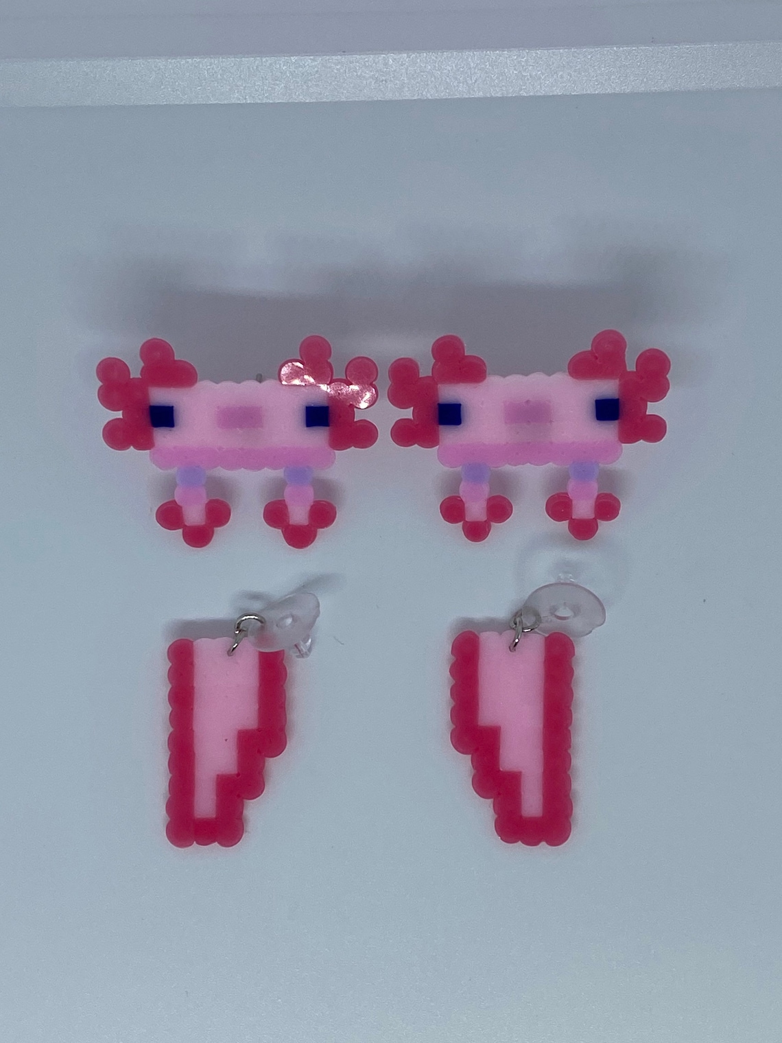 Minecraft Axolotl Perler Beads