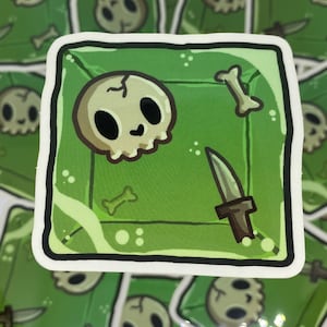 Gelatinous Cube Sticker