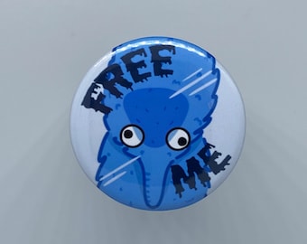 Worm on a string funny button - free me worm on a string cursed button - cursed funny meme button worm on a string