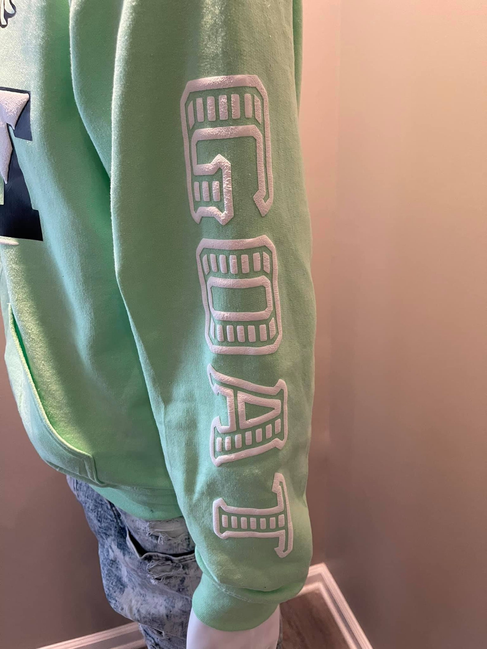 goat hoodie and sweatpants set