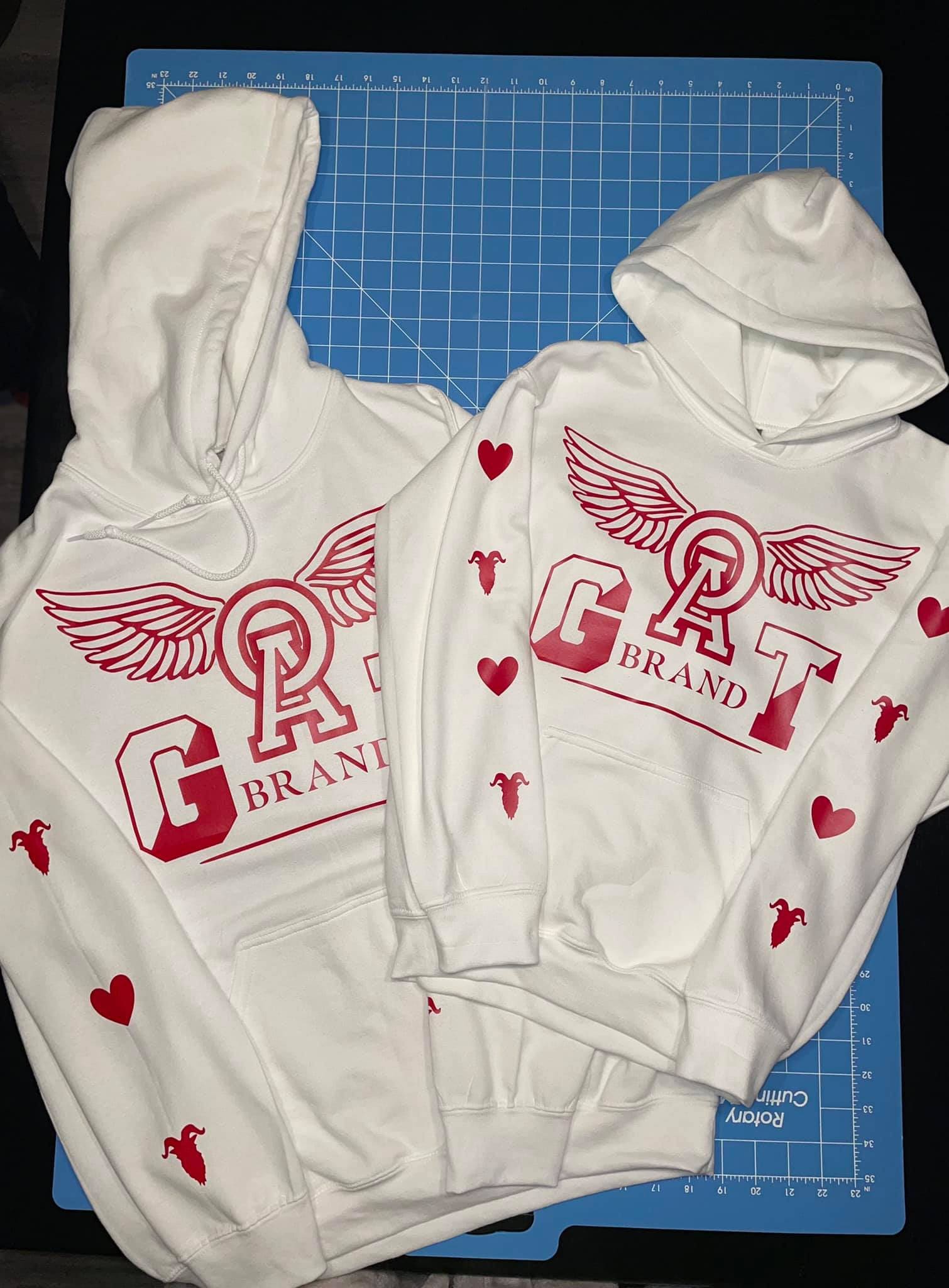 goat hoodie and sweatpants set