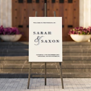 Personalised 3D Wedding Welcome Sign | Engagement | Laser Cut Acrylic