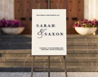 Personalised 3D Wedding Welcome Sign | Engagement | Laser Cut Acrylic