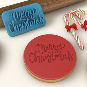 Merry Christmas - Christmas Cookie Stamp