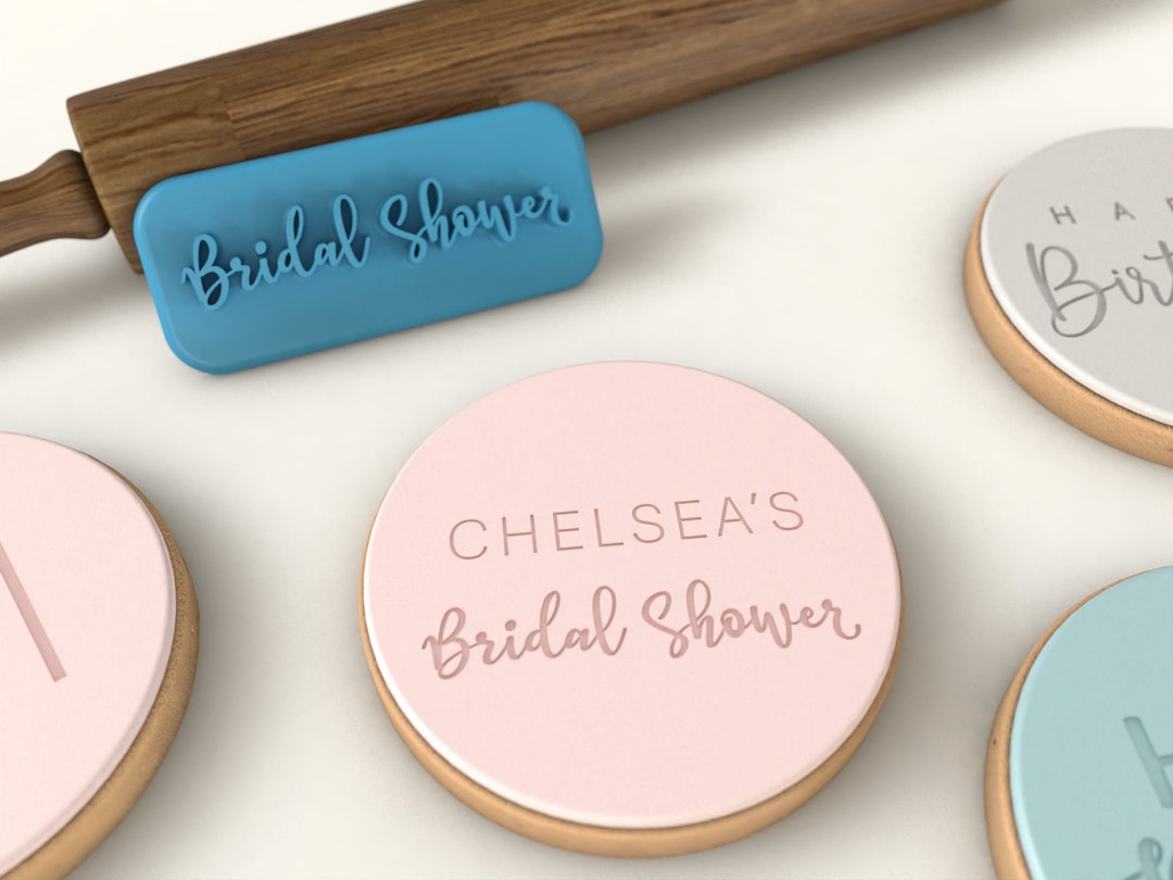 Bridal Shower Cookie Stamp Etsy Australia