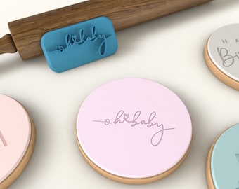 Oh Baby Cookie Stamp