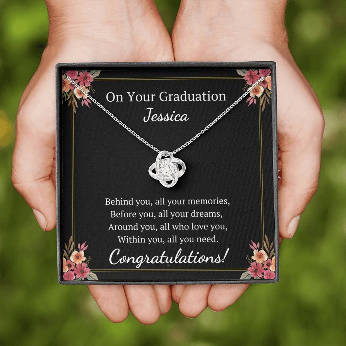 Graduation Gift Necklace College Graduation Gift For Her Etsy