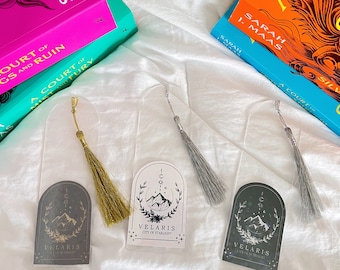 acotar bookmark, velaris bookmark, a court of thorns and roses, bookmark,bookmarks, faire bookmark, acrylic bookmark