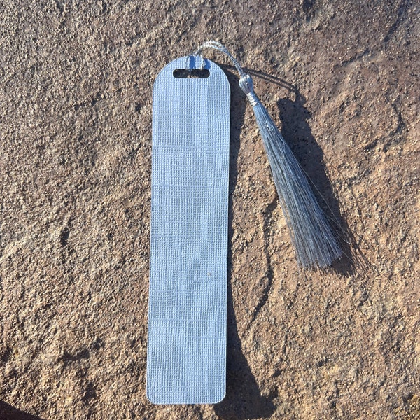 blue bookmark, baby blue bookmark, cardstock bookmark