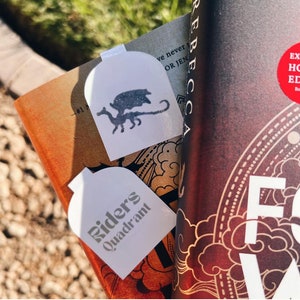 Fourth Wing Magnetic bookmarks