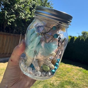 Summer Jewelry Jar,Mystery Jewelry Box,Mystery Gift, Tiktok Jewelry Box,Vintage Earrings,Vintage Bracelets,Ring,Brooch,Gift for Her Birthday