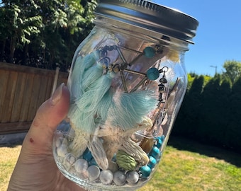 Mystery Jewelry Jar: Vintage, Boho, and Handmade Surprise Gift,Handpick gift