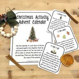 Weihnachtlicher Beschäftigungs-Adventskalender