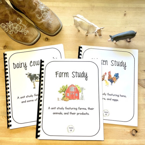 Farm Unit Study Chicken Unit Study Farm Animals Activities Etsy