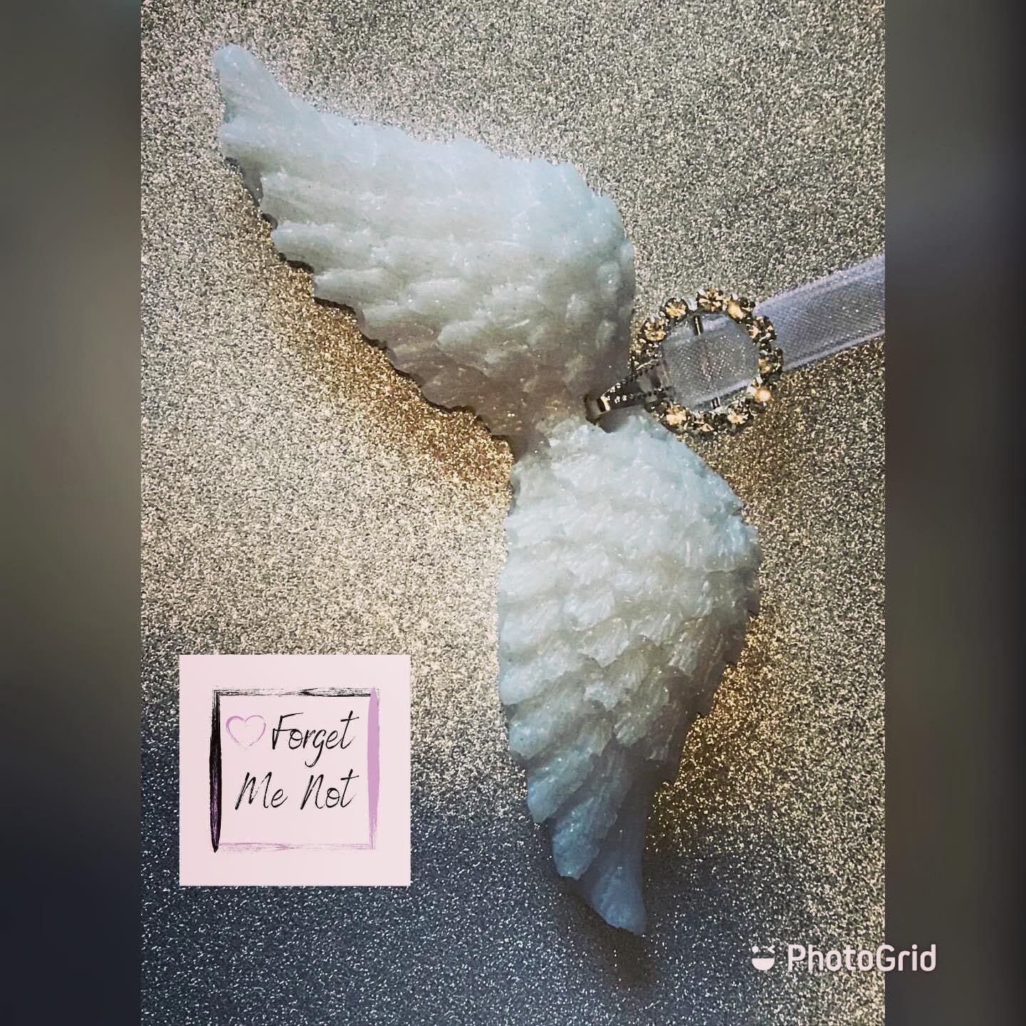 Beautiful hand crafted resin angel wings Etsy