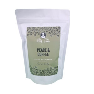 Ms Tita Coffee - &#39;Peace & Coffee&#39; Blend - Freshly Roasted 100% Arabica Coffee