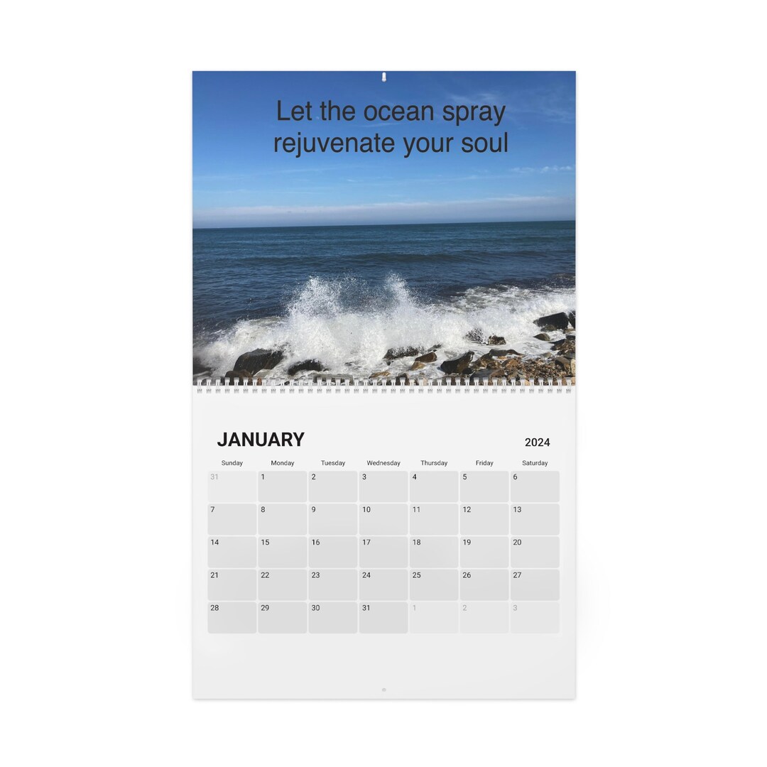 Calendar 2024 Oceanside Etsy