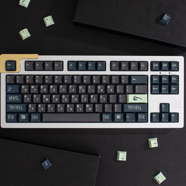 Nordic Rune Keycaps Etsy UK