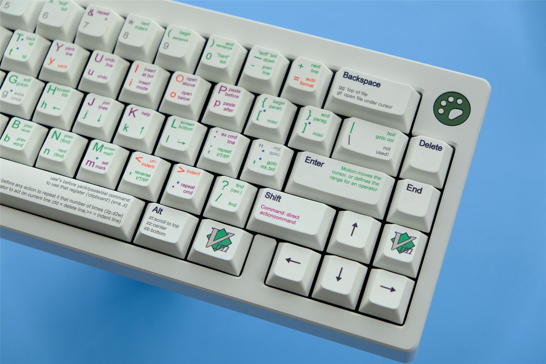 VIM Shortcut Theme Keycaps118 PCS Cherry Keycap Set Good Etsy