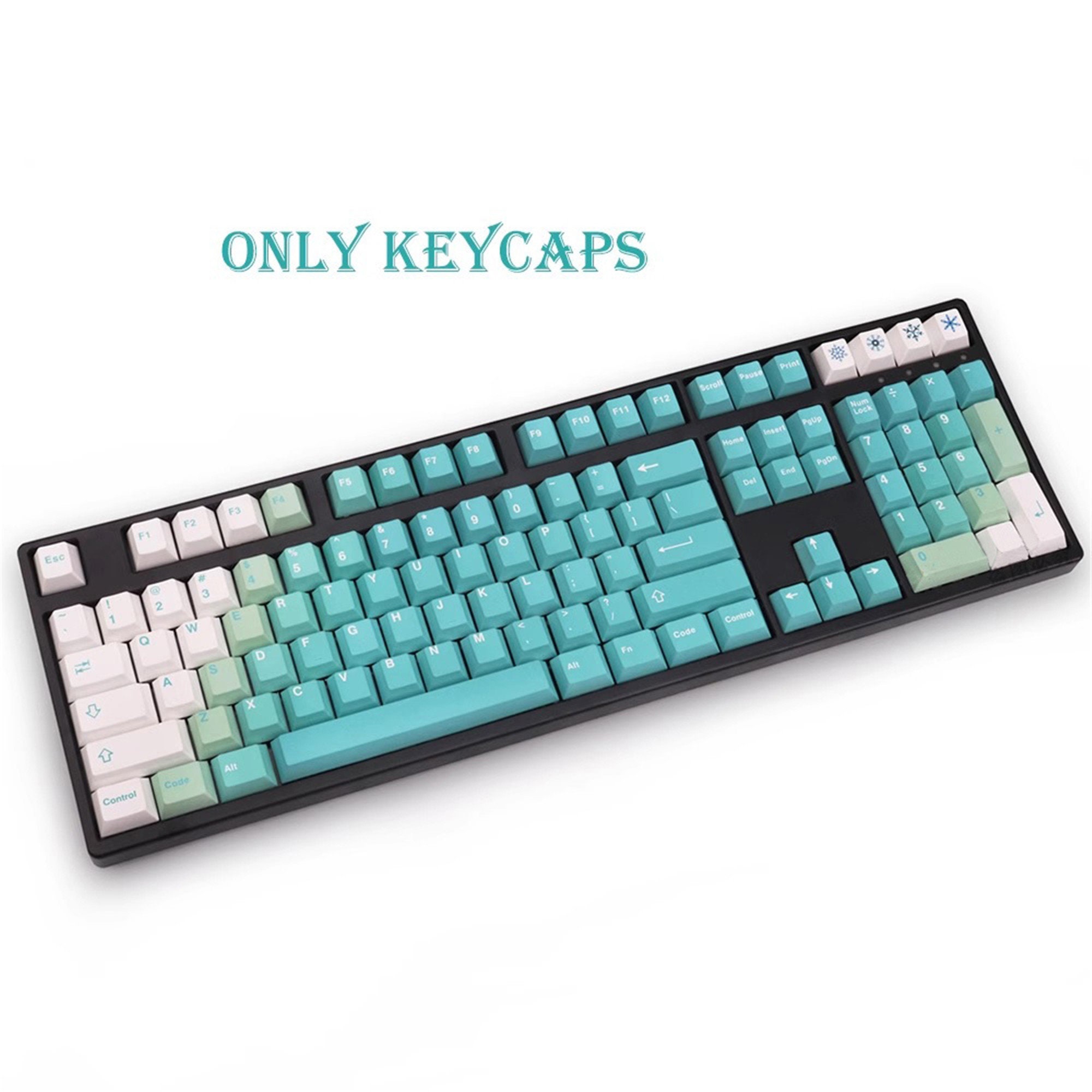 Gradient Keycaps Green Mint Keycaps 130pcs Keycap Full Set Etsy