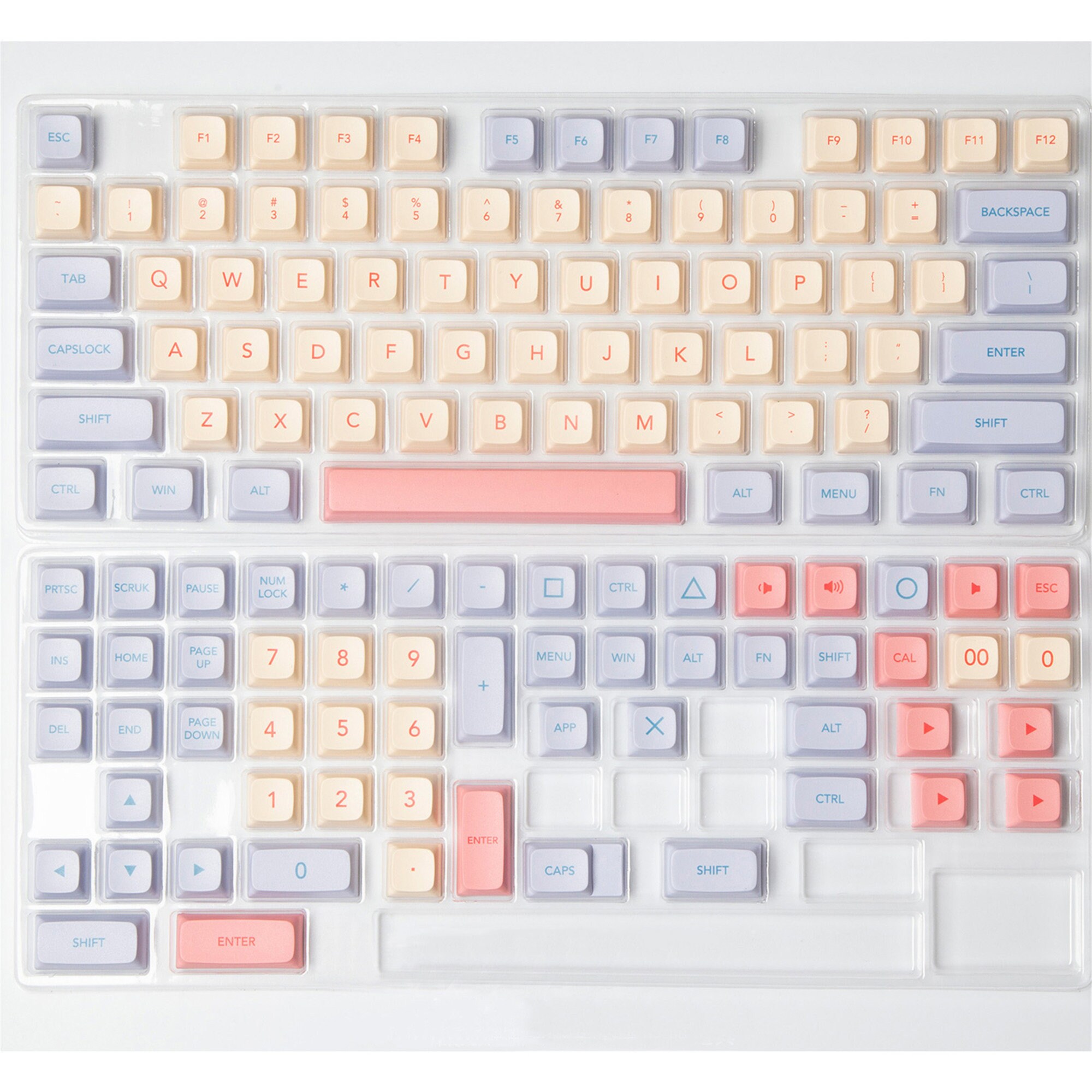 Cotton Candy Theme Keycaps132 PCS XDA Keycap Set Good Etsy India