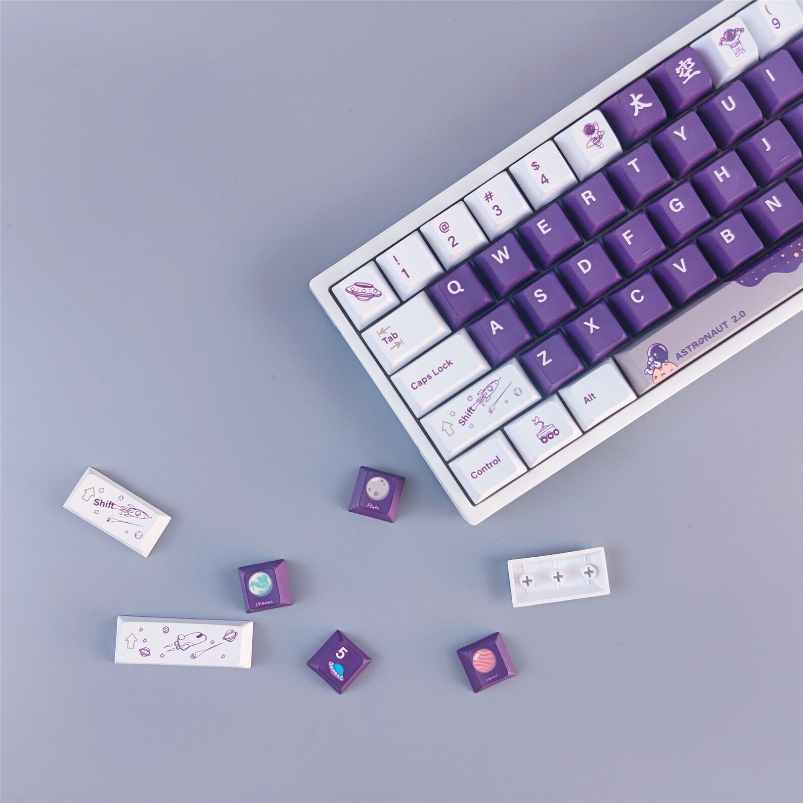 Space Fantasy Keycaps138 PCS Cherry Keycap Set Good Shading Etsy