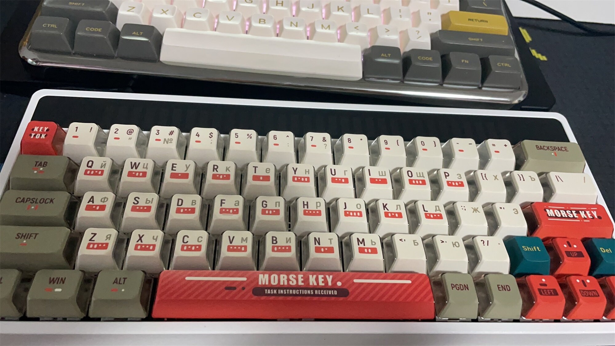 Morse Code Keycaps121pcs Side Transparen Keycap Set OEM Etsy