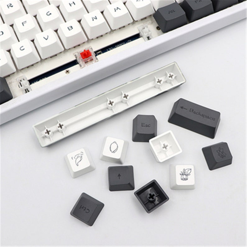 Ink Lotus Keycaps124 PCS OEM Keycap Set Good Shading Etsy Australia