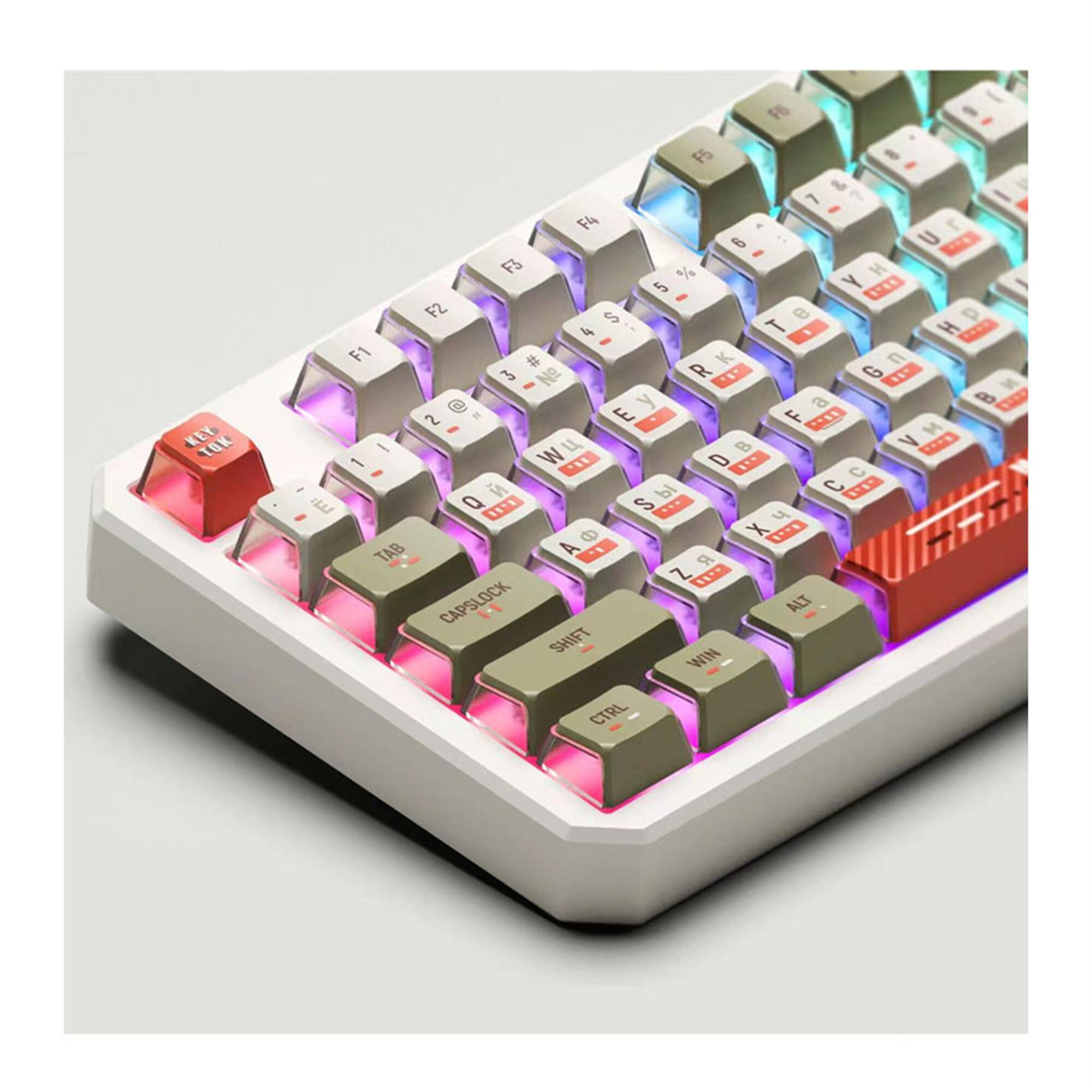 Morse Code Keycaps121pcs Side Transparen Keycap Set OEM Etsy