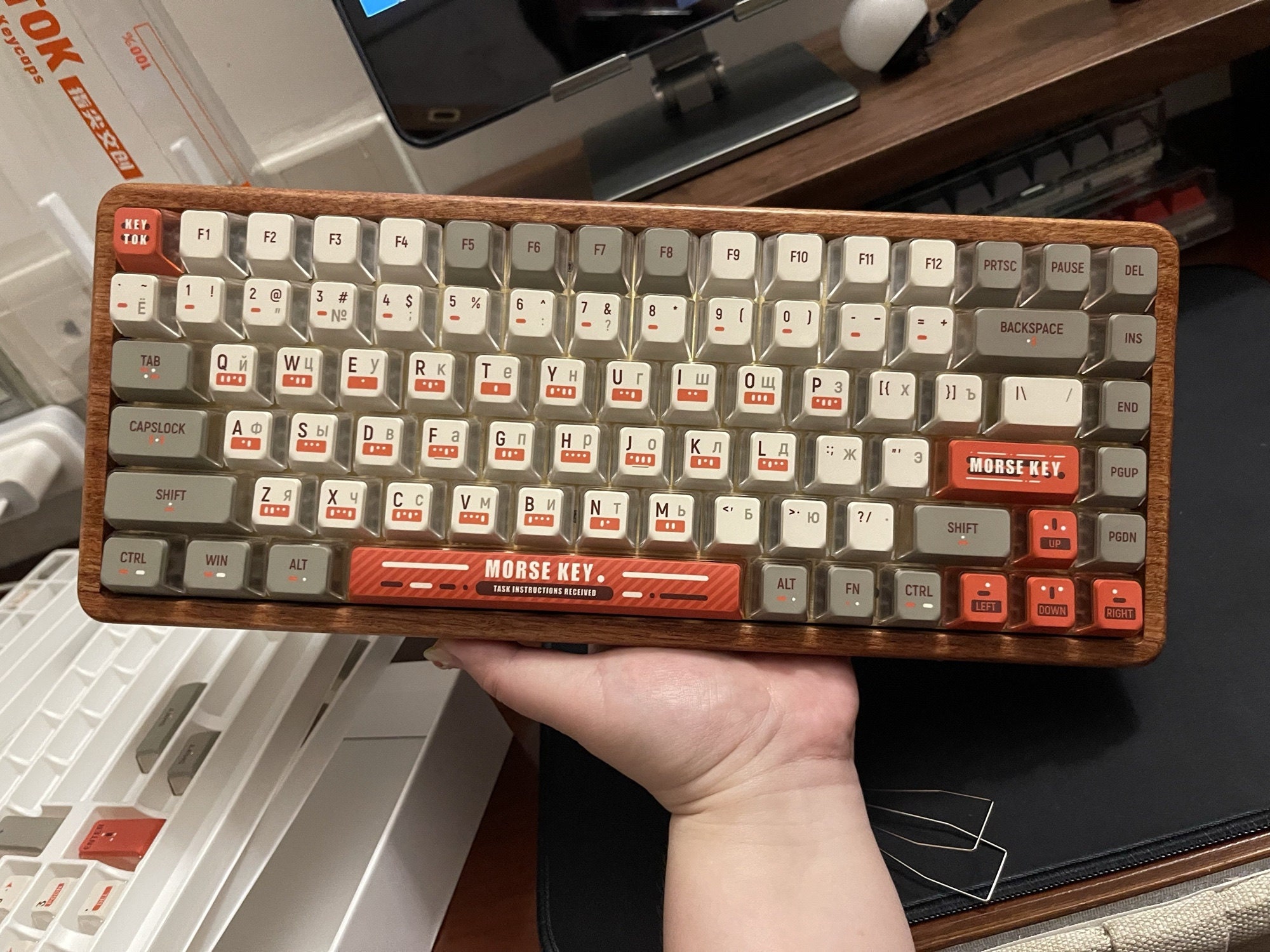 Morse Code Keycaps121pcs Side Transparen Keycap Set OEM Etsy