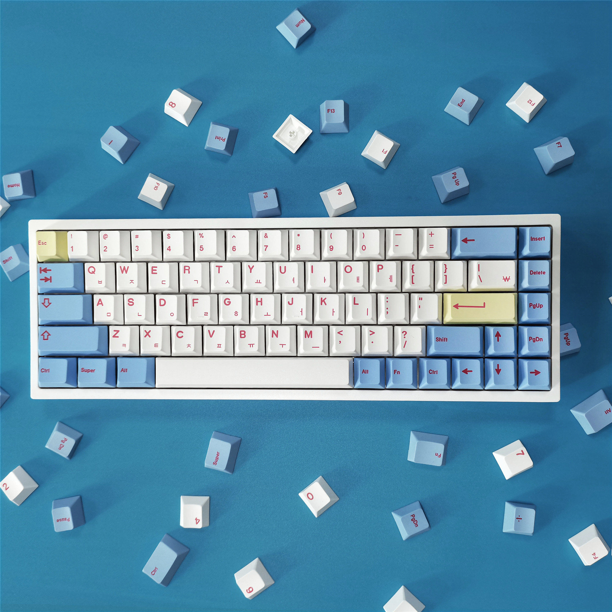 bekken Plaats Ambient Korean Keyboard - Etsy