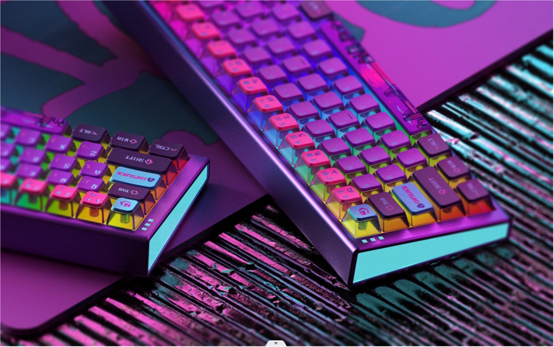 Pixel Universe Keycaps129 PCS OEM Keycap Side Light Etsy