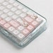 Sakura Theme Keycaps-139 PCS , Pink Key Cap, Cherry Key Cap, Mechanical Keyboard Accessories, Personalized Keyboard Decoration, Keycaps Pbt.