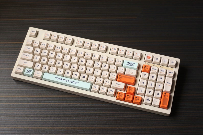 Retro Plastic Key Cap Set130 PCS XDA Keycap Shading Effect Etsy
