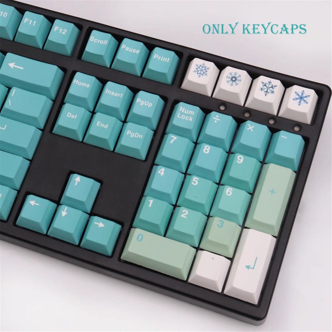 Gradient Keycaps Green Mint Keycaps 130pcs Keycap Full Set Etsy