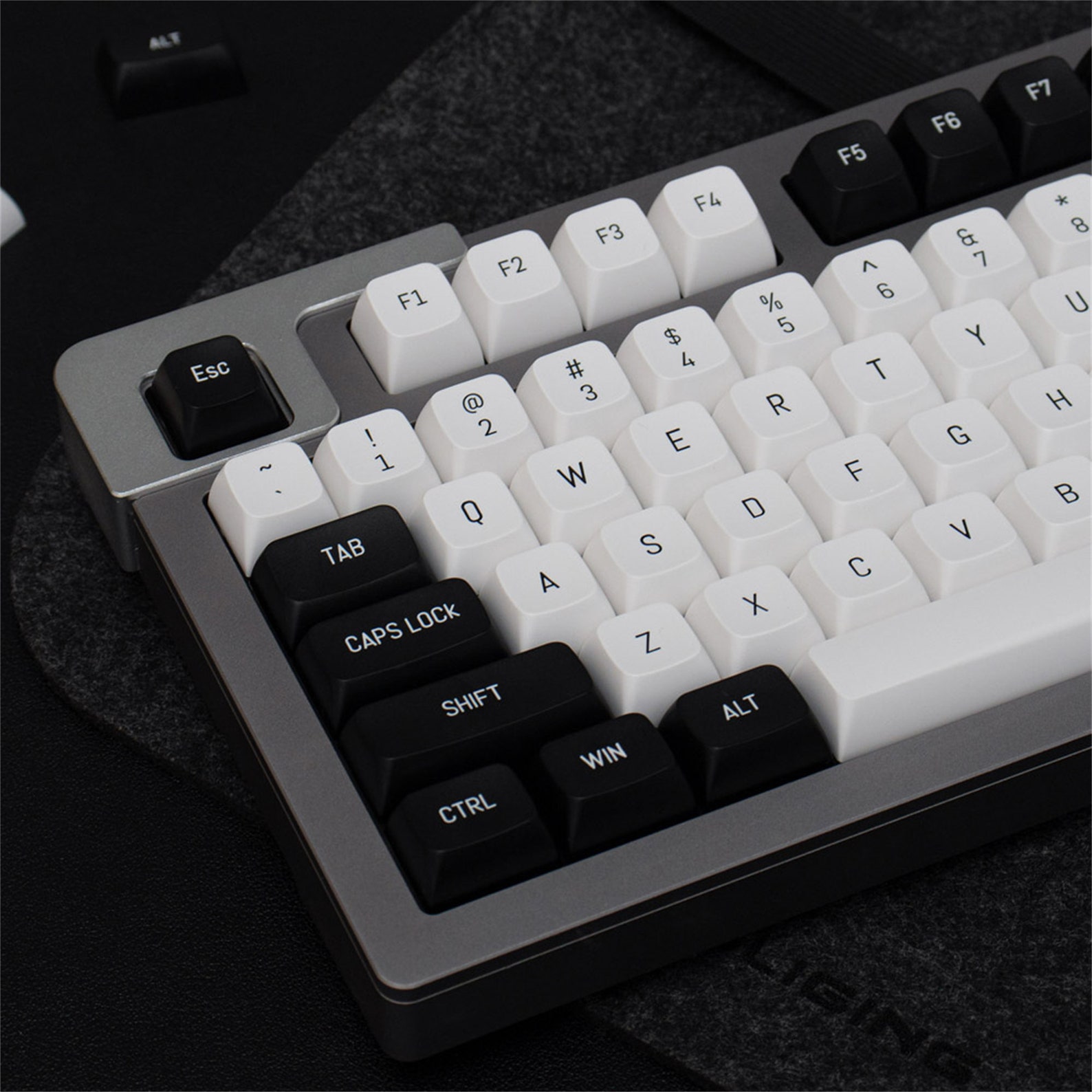 Black and White Keycaps150 PCS MSA Keycap Set Minimalist Etsy