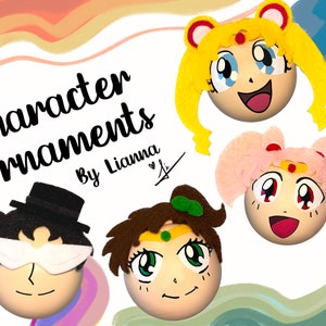 Sailor Moon Christmas Ornaments