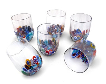 6 verres SPECIAL EDITION, en verre de Murano - TIEPOLO