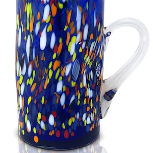 Carafe en verre Les Couleurs de Murano. CLASSIQUE, 1 litre Bleu