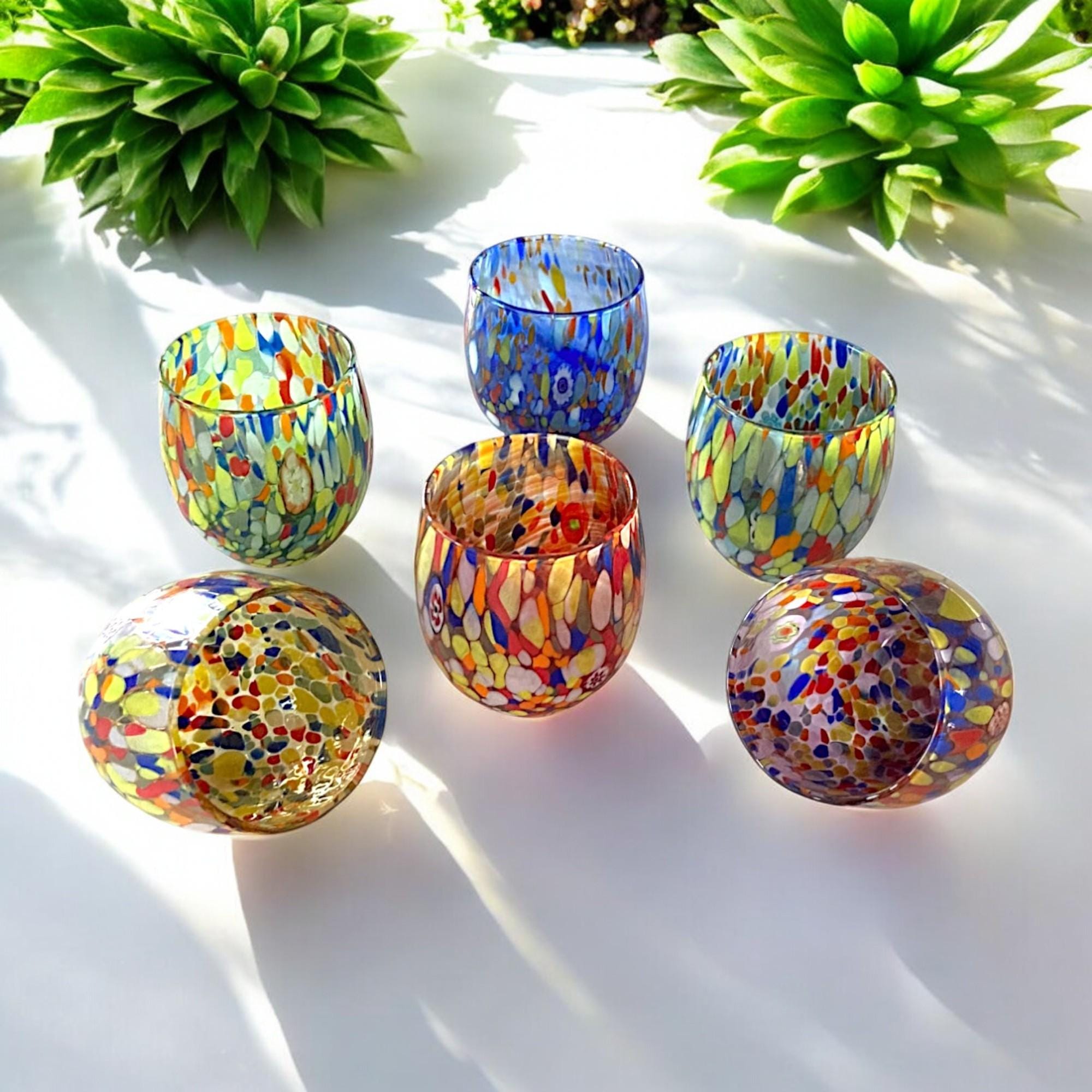 Murano wine glasses - Etsy 日本