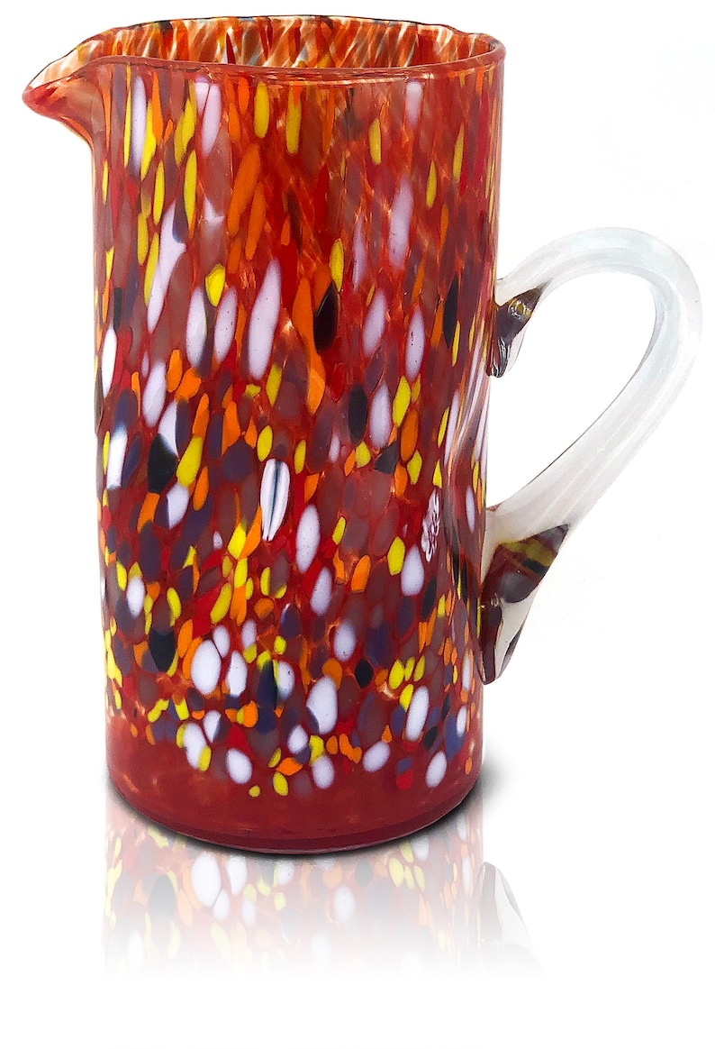 Carafe en verre Les Couleurs de Murano. CLASSIQUE, 1 litre Rouge