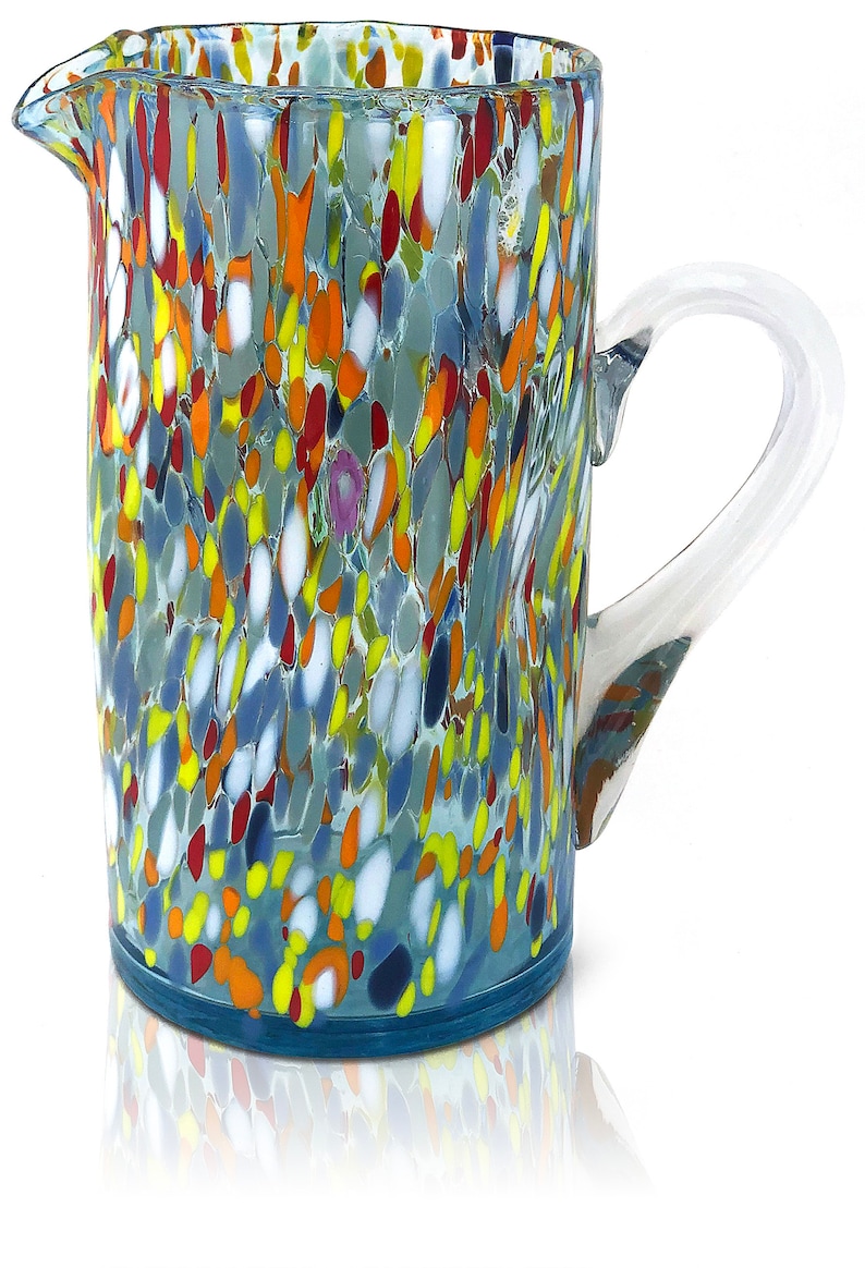 Carafe en verre Les Couleurs de Murano. CLASSIQUE, 1 litre Azzurro