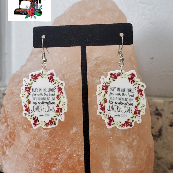 Bible Earrings Etsy